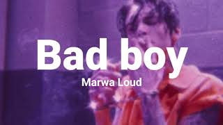 Marwa loud  Bad boy English lyrics [upl. by Sproul597]