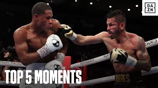 Top 5 Moments From Devin Haney vs Jorge Linares [upl. by Nevad]