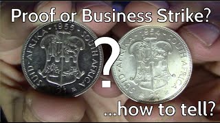 Proof or Business Strike How to tell the difference [upl. by Navada]