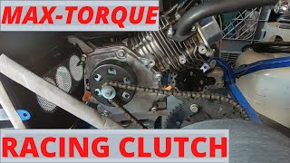 Maxtorque racing clutch install  10 tooth  Predator 212 [upl. by Coopersmith366]