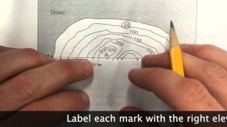 Making Topographic Map Profiles [upl. by Elmira]