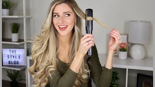 HOW TO CURL YOUR HAIR WITH A STRAIGHTENER UPDATED [upl. by Jenna699]