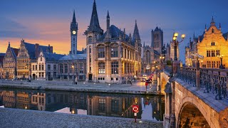 Ghent Belgiums coolest city 4K ultra HD  quotManhattan of the Middle Agesquot [upl. by Alesi863]