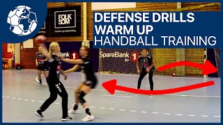 7 Defense Exercises for Handball Training  Flint Pejovic  Handball inspires [upl. by Millwater]