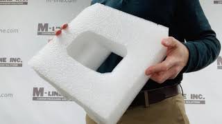 Types of Packaging Foam  explained by MLINE Custom Packaging Solutions [upl. by Nive434]