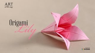 How to Fold DIY  Origami Lily [upl. by Seftton]