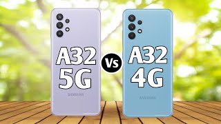 Samsung Galaxy A32 5G Vs Samsung Galaxy A32 4G [upl. by Nylitak125]