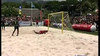 2011 OFC Beach Soccer Championship  Final  Solomon Islands vs Tahiti Highlights [upl. by Gagnon]