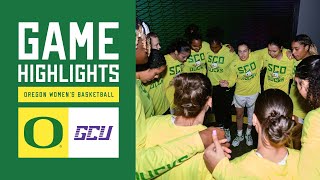 202425 Oregon Womens Basketball  Recap over GCU [upl. by Rafaello]