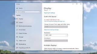 Fix Screen Resolution Problem in Windows 10 [upl. by Aimac]