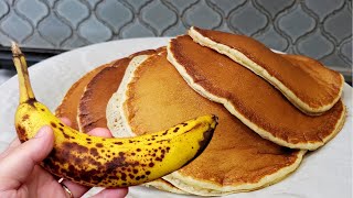 BANANA PANCAKES  How To Make Banana Pancakes  Fluffy Banana Pancakes Recipe [upl. by Htiduj268]