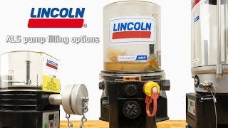 Lincoln Industrial ALS pump filling options [upl. by Kuebbing48]