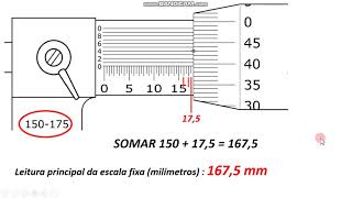 MICROMETRO  Milesimal Exercício resolvido [upl. by Eetnahs]