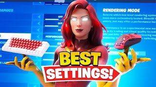 BEST Keyboard amp Mouse Settings for Fortnite  Fortnite Chapter 6 [upl. by Arataj391]