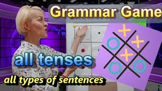 Grammar Game for Teaching Tenses Noughts and Crosses [upl. by Janean]