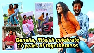 Genelia Riteish celebrate 17 years of togetherness [upl. by Palecek]