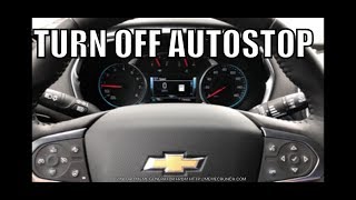 EASY WAY to turn OFF AUTO STOP [upl. by Anavoig]