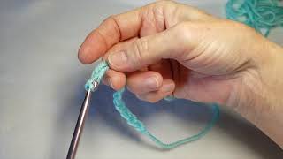 HOW TO CROCHET ONE HANDED  Disability Impaired Crafts  Cheryl Dee Crochet [upl. by Aneertak]