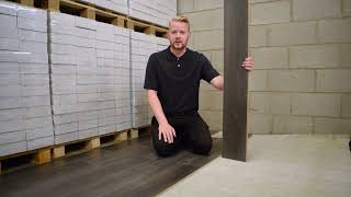 How to install laminate flooring using the UNICLIC system [upl. by Dirgni]