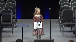 Meet The 5YearOld Whos The Youngest Spelling Bee Champion Ever [upl. by Hgalehs]