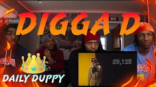 AMERICANS REACT Digga D  Daily Duppy  GRM Daily [upl. by Ahsiemal]