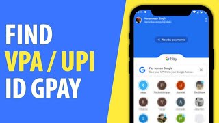 How to Find UPI VPA ID in Google Pay [upl. by Abisha]