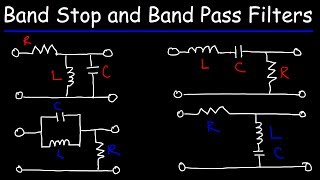 RLC Band Stop Filters and Band Pass Filters [upl. by Geof]