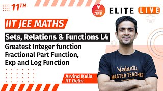 Sets Relations amp Functions Class 11  Lecture 4  JEE Main  JEE Advanced Arvind Kalia Sir Vedantu [upl. by Ramilahs]