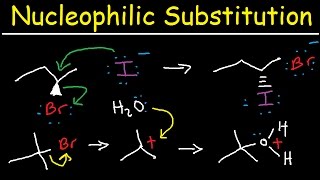 Nucleophilic Substitution Reactions  SN1 and SN2 Mechanism Organic Chemistry [upl. by Mallen863]