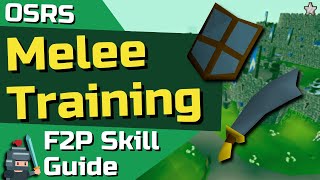 199 F2P Melee Combat Guide  OSRS F2P Skill Guide [upl. by Ayifas]