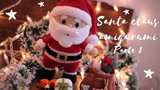 Santa Claus Papá Noel AMIGURUMI Parte 1 [upl. by Esinart193]