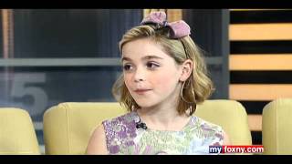 Kiernan Shipka on Good Day New York [upl. by Ylnevaeh]