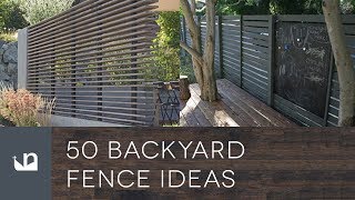 50 Backyard Fence Ideas [upl. by Hesky]