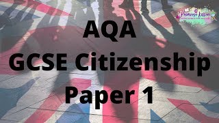 The Whole of AQA GCSE Citizenship Paper 1 In only 25 minutes [upl. by Erdrich]