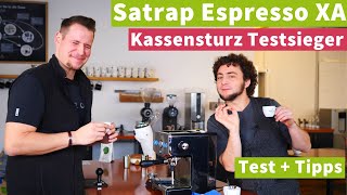 Satrap Espresso XA  Kassensturz EspressomaschinenTestsieger  Unser Test  Tipps [upl. by Zrike436]