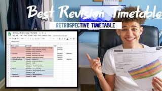 How to make THE BEST REVISION TIMETABLE  GCSE STUDENTS [upl. by Ziegler]