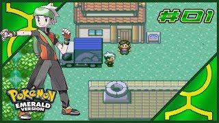 Pokemon Emerald Walkthrough Part 1 The Champ Invades Hoenn Again Time to Choose Peoples [upl. by Hgielrak]