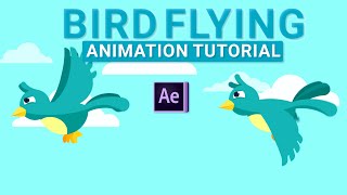 Bird Animation Tutorial in After Effects [upl. by Idnyc]