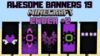 ✔ 5 AWESOME MINECRAFT BANNER DESIGNS WITH TUTORIAL 19 [upl. by Paris]