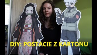 DIY POSTAĆ ANIME Z KARTONU [upl. by Nueoht925]