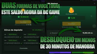 SALDO BLOQUEADO DE BONÛS BC GAME COMO SACAR HOJE AINDA [upl. by Ursuline]