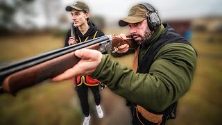 Die Jagd nach der Taube Flinte schießen Lernen vom Profi Schießstand VLOG [upl. by Ynattyrb682]