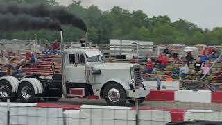 onaway speedway semi drags [upl. by Esoj]