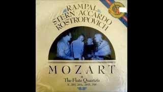 Mozart Complete Flute Quartets 1986 RampalSternAccardoRostropovich [upl. by Latisha]