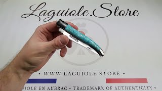 Laguiole Knife Larimar Stone Handle [upl. by Sancha]