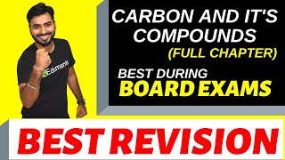 Carbon and its compounds FULL CHAPTER REVISION  CLASS 10 CBSE FOR BOARD EXAMS [upl. by Winifred227]