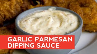 How To Make Garlic Parmesan Dipping Sauce [upl. by Kast]