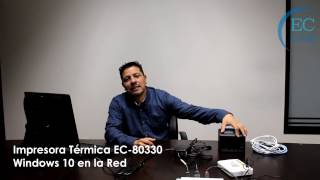 Instalación de Miniprinter EC80330 en Red para Windows 10 [upl. by Itsirhc]