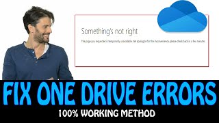 How to Fix OneDrive Something Went Wrong Error 2021  Easy Steps [upl. by Arahc]