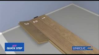 How to install Quick Step laminate flooring planks [upl. by Aicirtan]